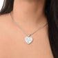 Graphic Heart Pendant + Necklace - Clean and Chic