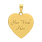 Graphic Heart Pendant + Necklace - Animal Heads