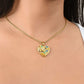 Graphic Heart Pendant + Necklace - Animal Heads