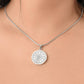 Graphic Circle Pendant + Necklace - Abstract Mandala 4