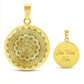 Graphic Circle Pendant + Necklace - 3