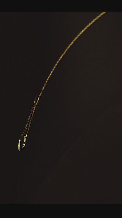 Imagine her delight when she sees this beautiful Delicate Heart Necklace, lovingly crafted in sterling silver and dipped in 14k white gold or 18k yellow gold for added luxury. This piece is pure elegance wrapped up in timeless simplicity. Trends may come and go, but this piece will last a lifetime with its classic subtle beauty.