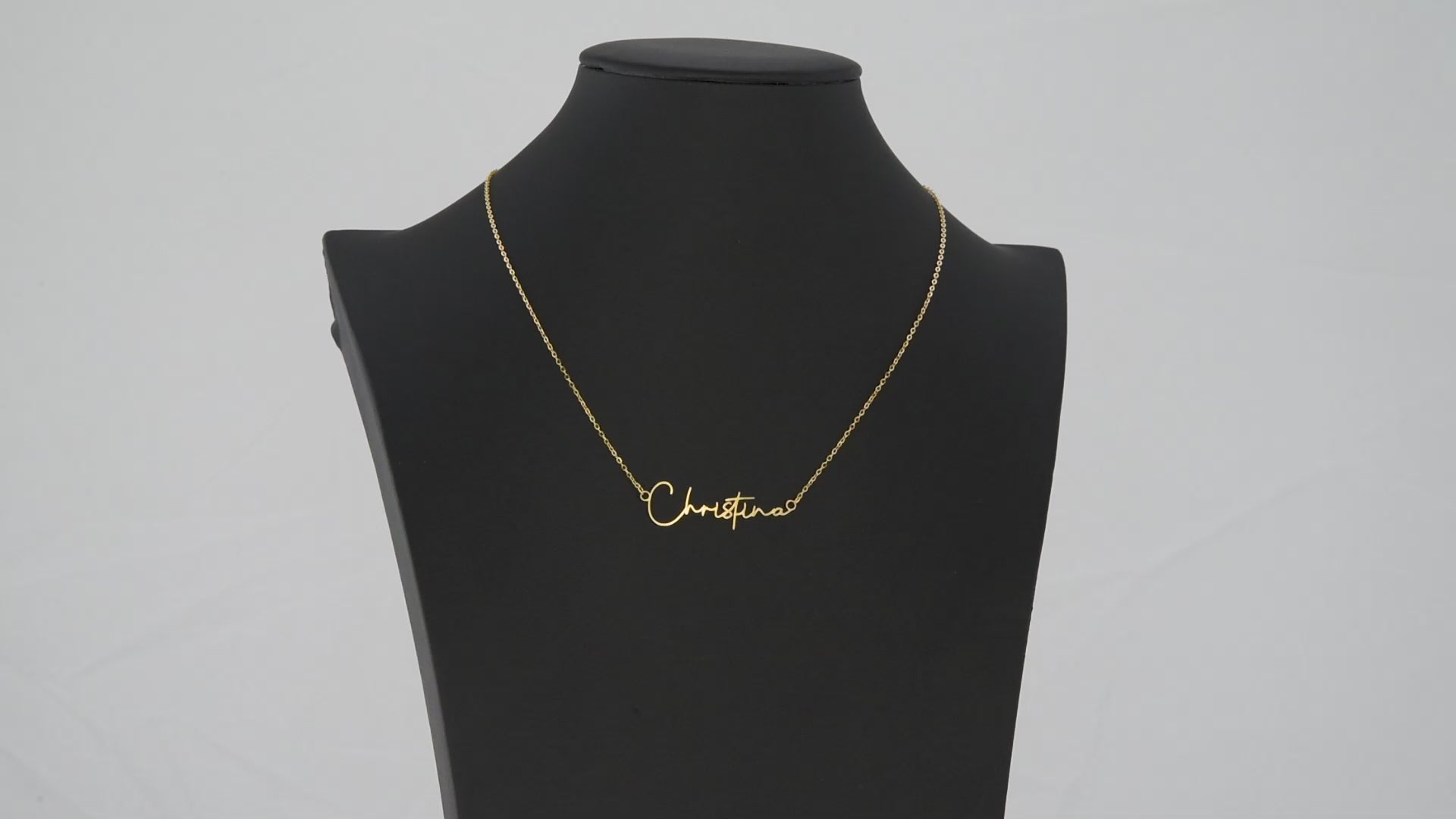 Signature Style Name Necklace, Personalized Name Jewelry, Custom Name Pendant, Mothers Day Gift, Valentine Gift for Her, Birthday Gift